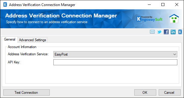 SSIS Address Verification Connection Manager - EasyPost